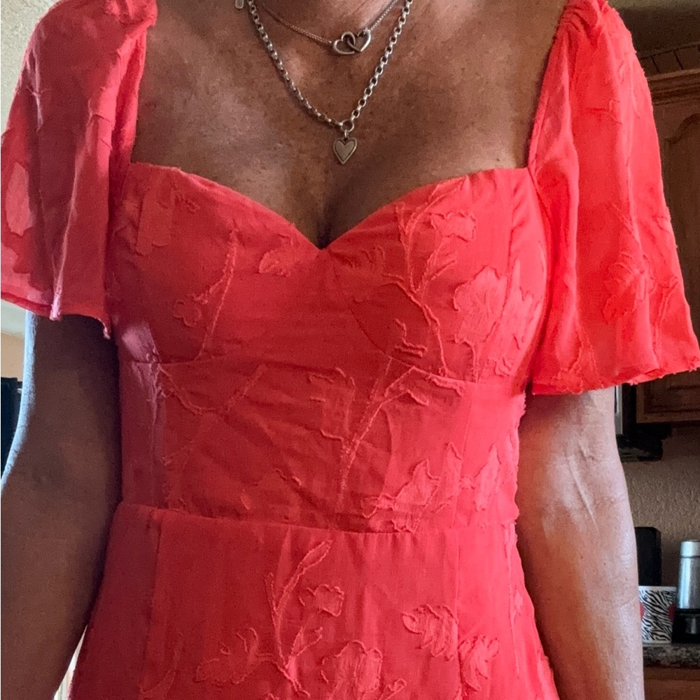 Lulus brand from Florida store I believe cute coral dress brand new with tags